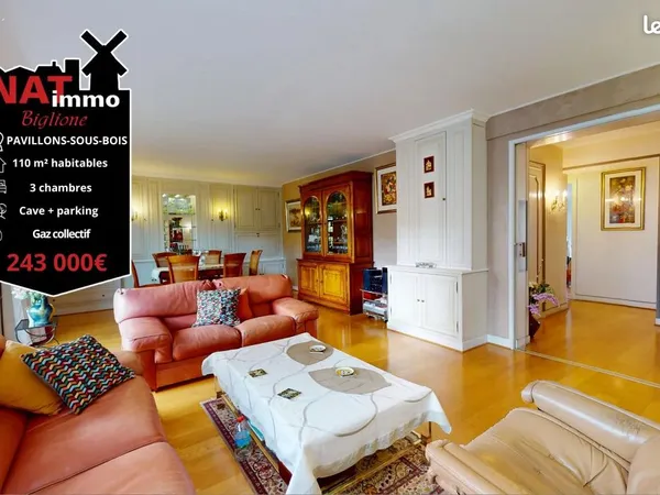 Appartement 5 pièces 110 m²