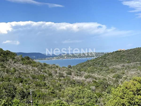 À vendre - Parcelles non constructibles en pleine nature vue mer