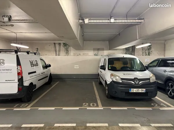 Vend places de parking souterrain