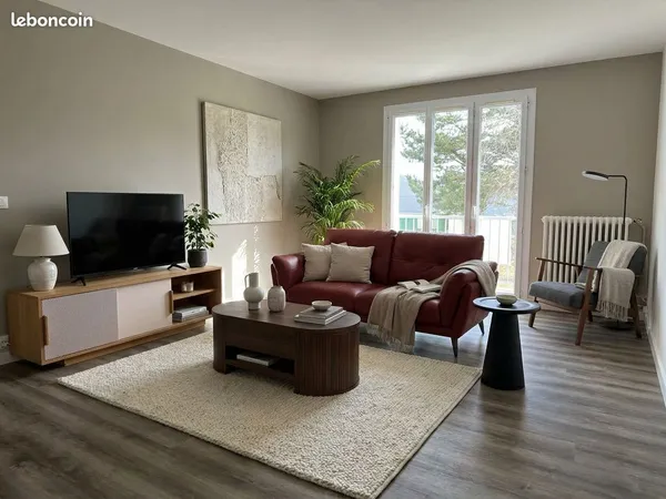 COLLOCATION MEUBLÉE 3 CHAMBRES - 82 m² - BAIL MOBILITÉ - SAINT-NAZAIRE
