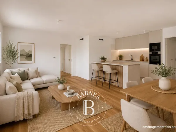 Sainte-Foy-lès-Lyon - Appartement neuf de 84 m² - 3 chambres - Loggia de 23 m² - Garage double inclu