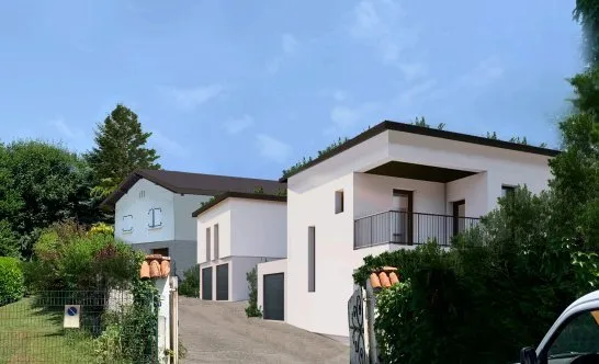 Terrain à bâtir avec permis de construire à Gaillard