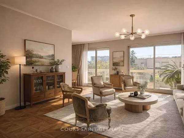 Paris 16e - Résidence Seniors Les Hespérides Auteuil - 3 pièces 80 m² avec balcons vue dégagée sur P