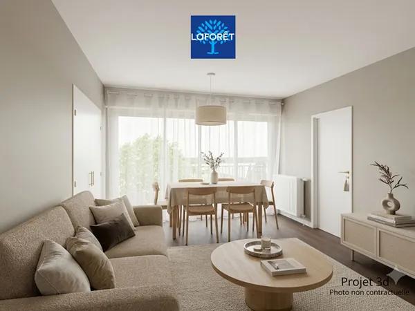 Appartement 3 pièces 61 m²