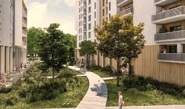 Appartement T2 de 44,20 m2 avec terrasse et place de parking