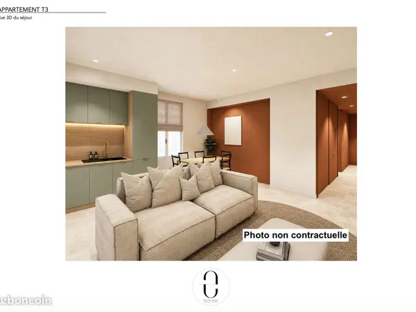 Appartement 3 pièces 70 m²