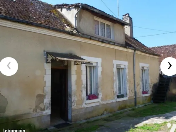 Vend maison 3pieces travaux a prévoir