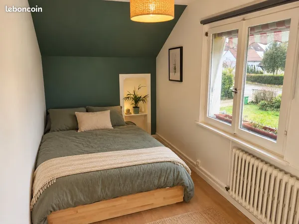 Une chambre en coloc dans une maison avec jardin se libère mi octobre
