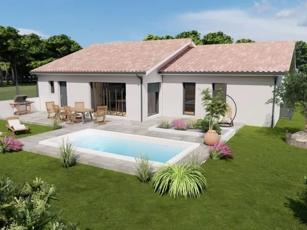 Projet de construction d'une maison 130 m² avec terrain à LEON (40)