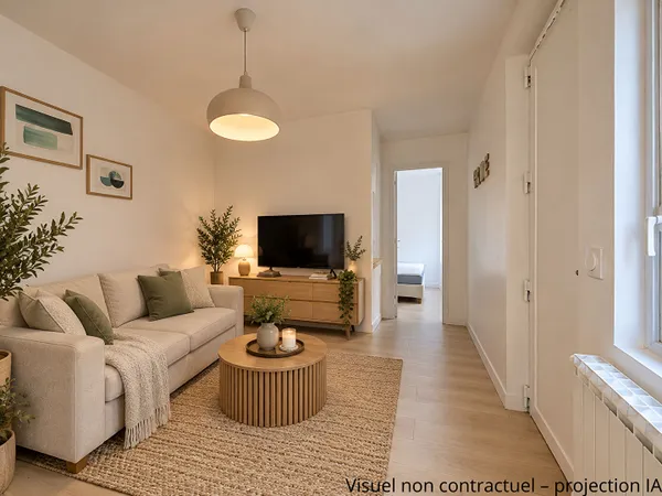 Appartement 2 pièces 29 m²