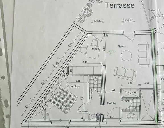 Immeuble 84 m²