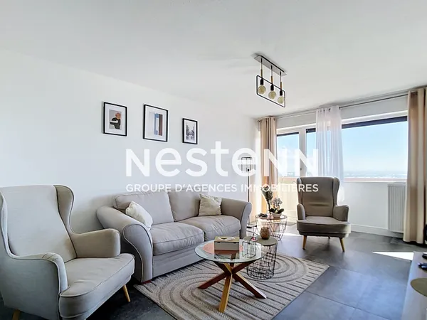 RILLIEUX-LA-PAPE SPACIEUX T5 DE 94 M² 3 CHAMBRES VUE DÉGAGÉE SUR LYON