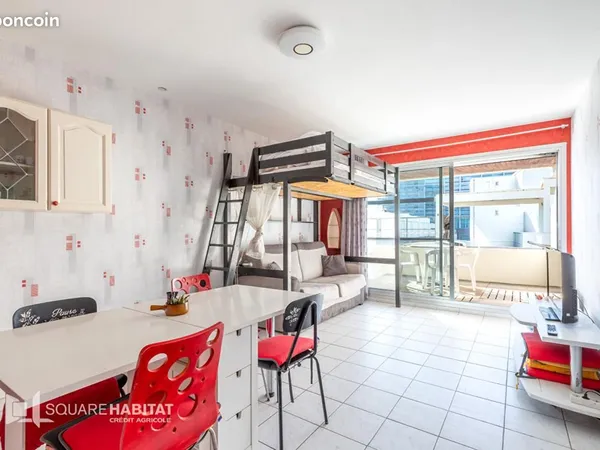 Studio 1 pièce 28 m²