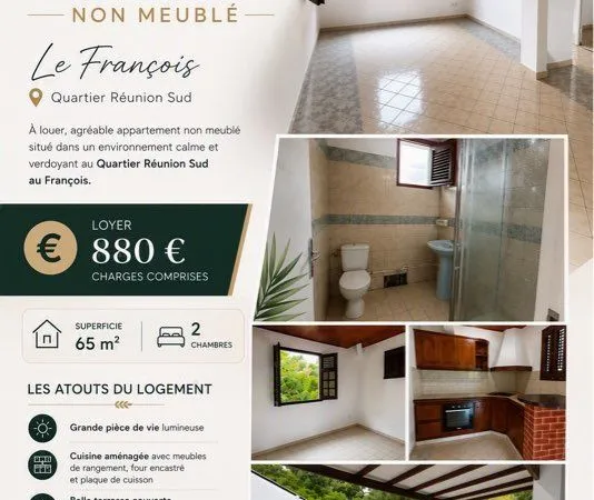 Appartement F3 à louer