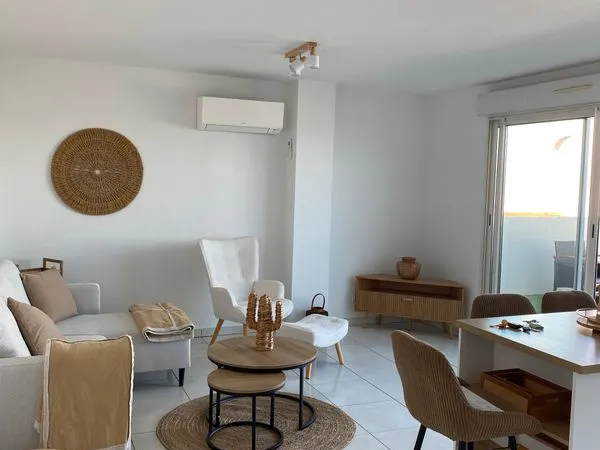 Canet plage superbe duplex F3 terrasse