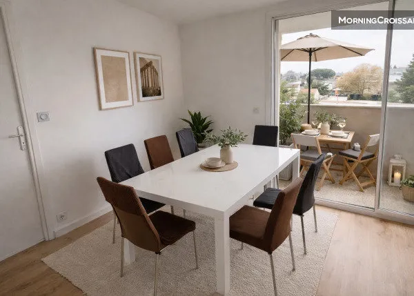T4 Lumineux avec balcon à Bagatelle