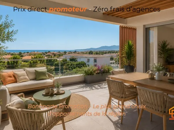 - AGDE- VOTRE 2 PIECES NEUF IDEALEMENT PLACE !
