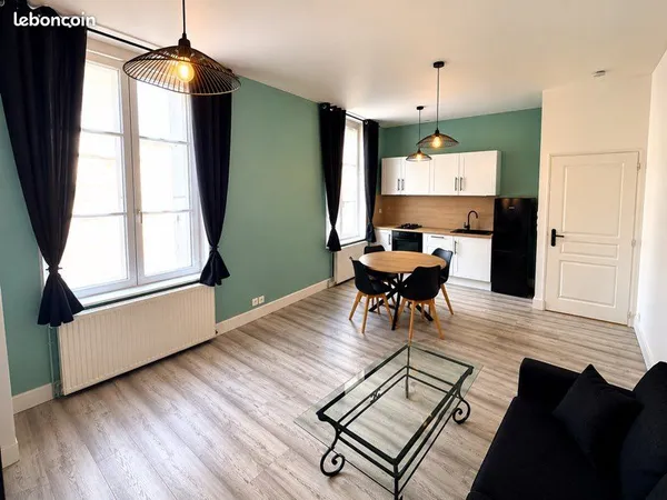 T2 meublé rénové 42 m² - Dieppe centre, proche plage