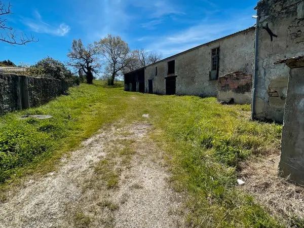 Bâtiment en pierre 400 m² sur parcelle de 1 000 m² - Vertheuil bourg