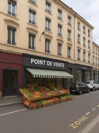Commerce alimentation 80 m²