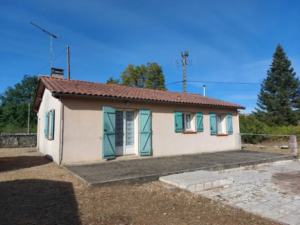 Maison de plain pied sur grand terrain