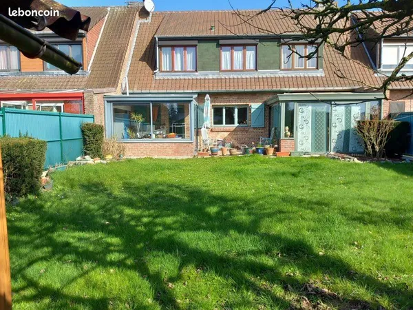 Maison 124m2 jardin 4 chambres garage