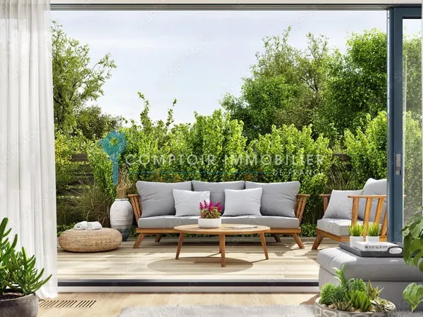 AIX NORD 2,5KM CV BELLEGARDE T2 48M2 JARDIN PARKING RESIDENC