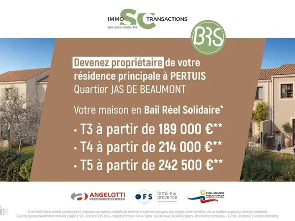 Maison - 3 pièces - Les restanques du jas
