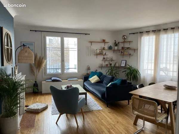 Appartement T3 de caractère 84m3 île de Nantes