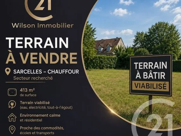 Terrain 413 m²