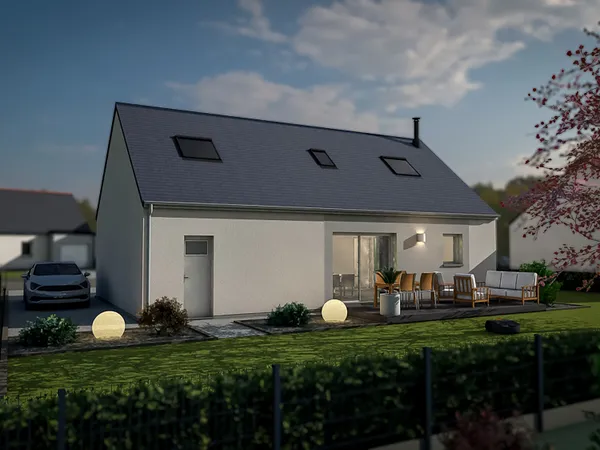 Terrain + maison 58 m²