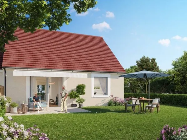 Maison de plain-pied 2 pièces 51 m²
