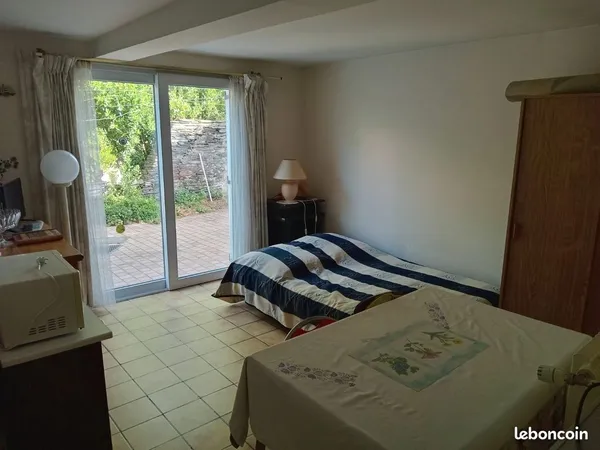 Studio meublé 25m² rez-de-chaussée (Les Ponts de Cé)