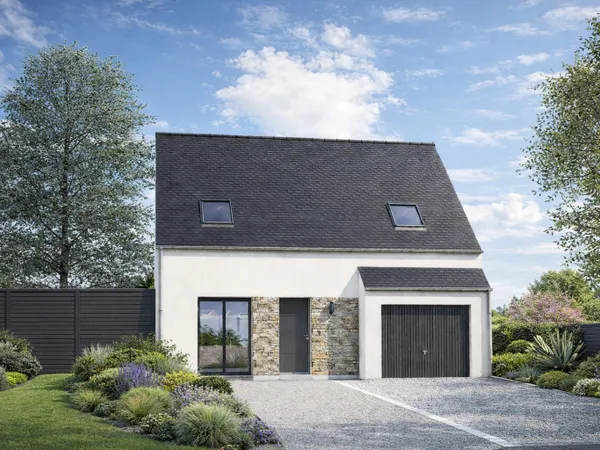 Terrain + maison 77 m²