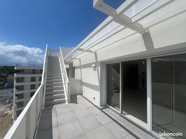 Annecy - résidence osmose - appartement 3 pièces meublé avec rooftop privatif - vue 360°