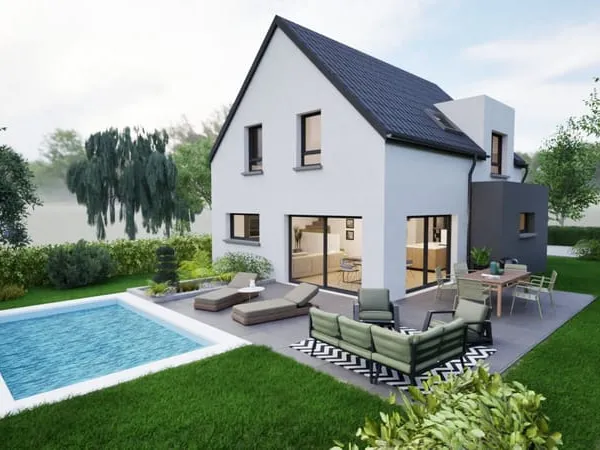 Maison contemporaine 4 chambres à Geispolsheim