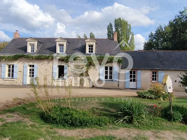 COUP DE CŒUR – SUPERBE LONGÈRE À MOZÉ-SUR-LOUET
