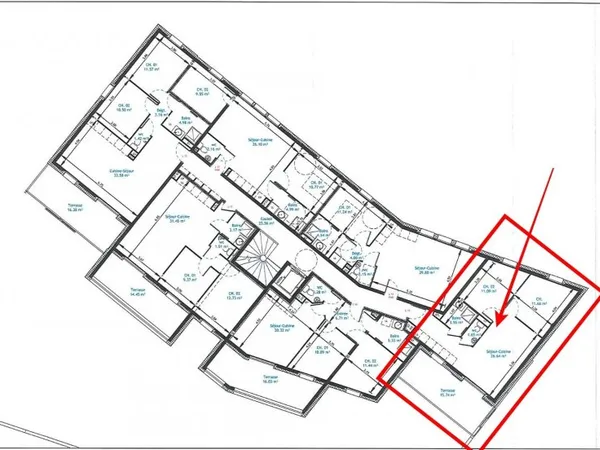 Appartement 55 m²