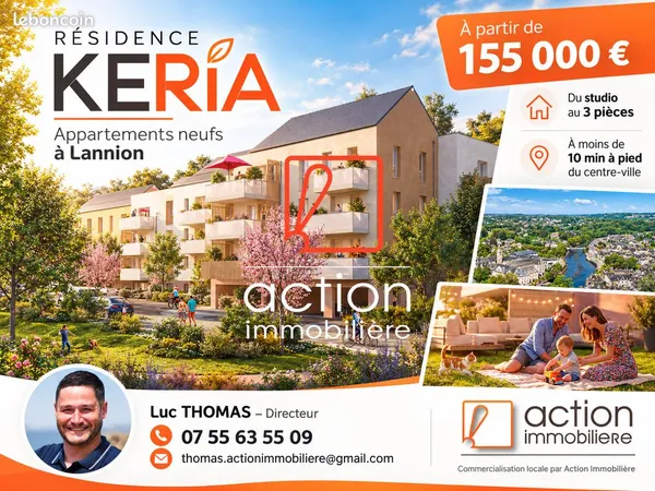 Studio 2 pièces 41 m²