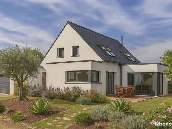 Projet terrain + maison sur la commune de PLEUMEUR BODOU
