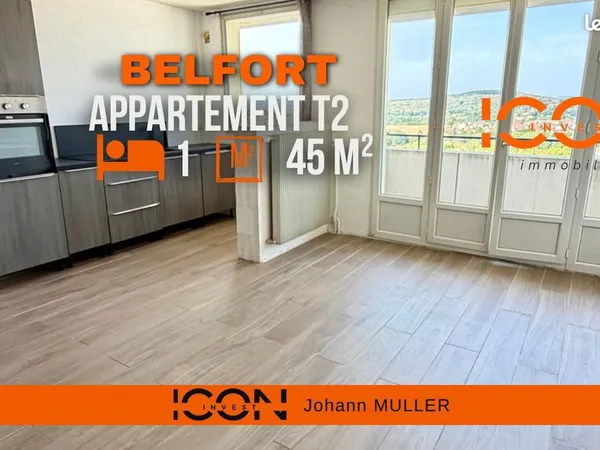 Appartement 2 pièces 45 m²