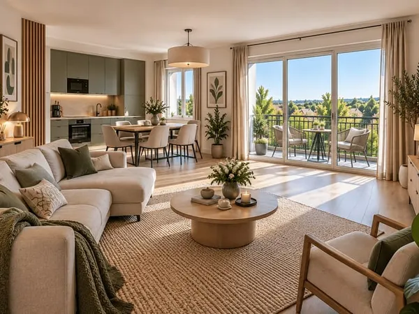 Appartement 3 pièces 55 m²