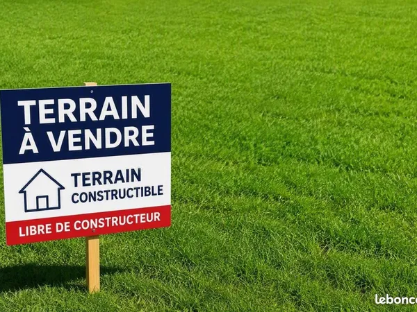 Terrain 1 088 m² Castets