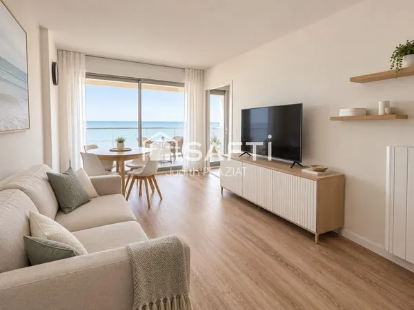 STUDIO VUE MER - TERRASSE - PLAGE - DERNIER ETAGE