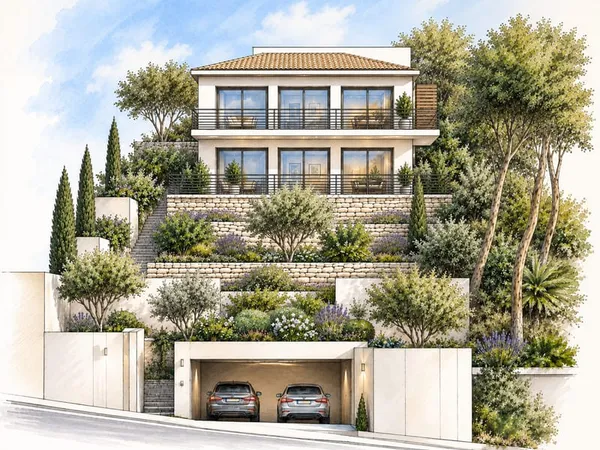 Menton Garavan, à quelques minutes des plages, projet d'exce