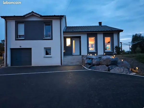 CREDIT-VENDEUR Maison 120 m2 sur 1150 m2 de terrain
