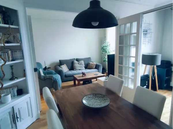 3 pièces 75m2-Courbevoie Becon-2ch+coin bureau