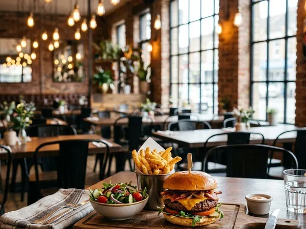 Fond commerce restaurant rentable en centre commercial, ouvert midi et soir, double accès