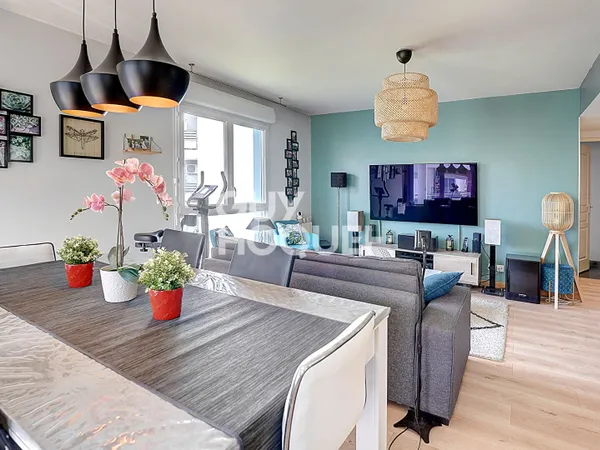À vendre : Appartement 3 pièces avec BALCON ET GARAGE DOUBLE