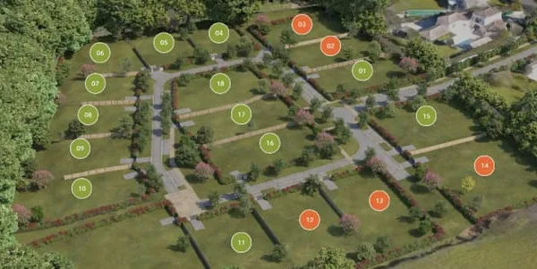 Terrain 700 m²